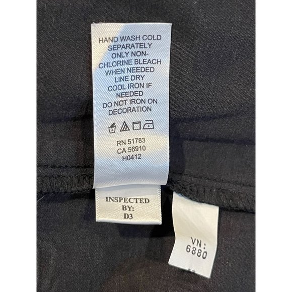 MAURICES Womens Colorblock Sheath Dress H0412 Round Neck Black White Size 11/12 - Picture 8 of 8